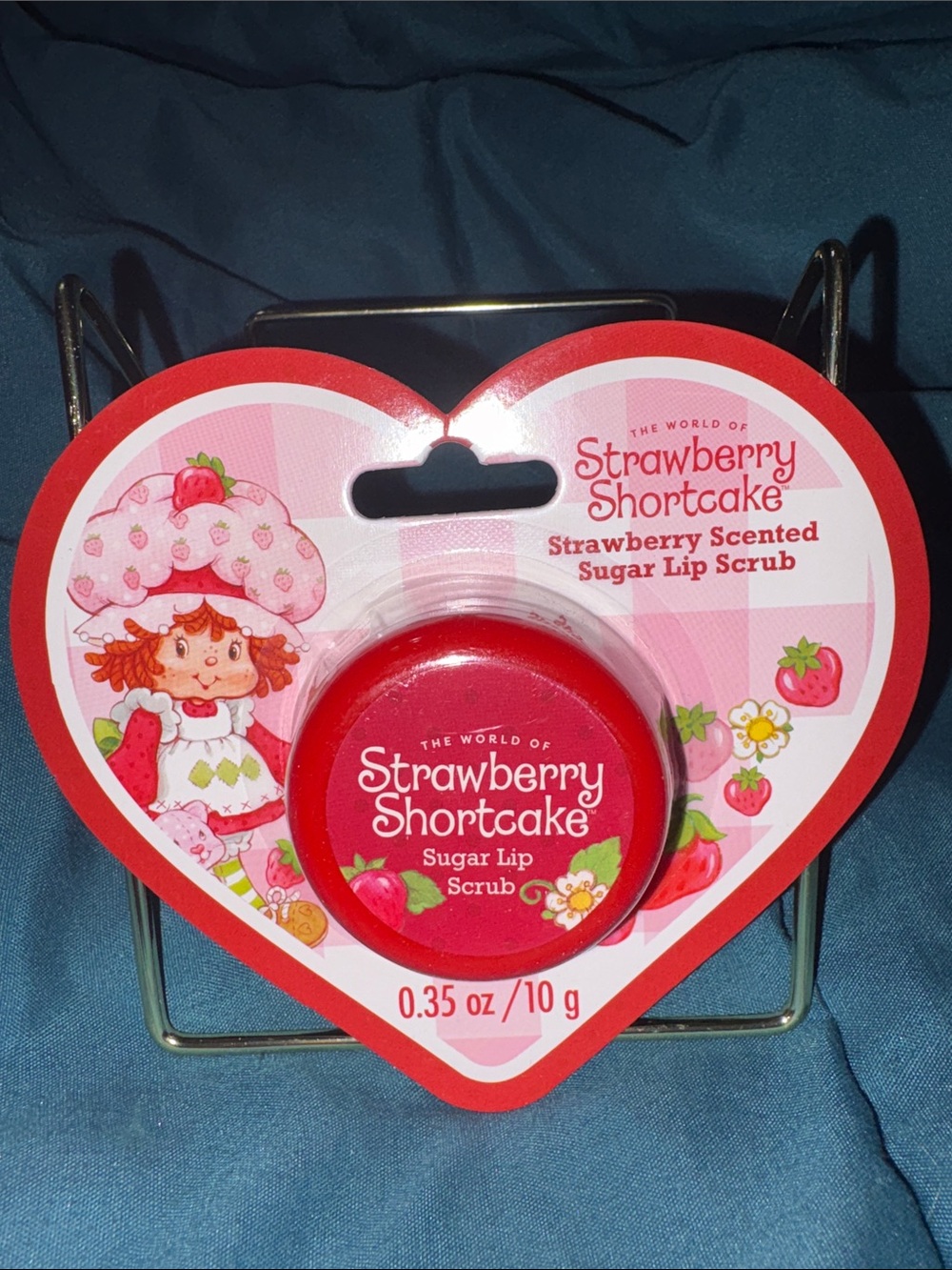 Strawberry Scented Sugar Lip Scrub - Red